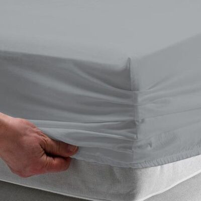 Bettlaken Aus 100% Baumwolle In Der Farbe Und Größe Nach Wahl - 180 x 200 - Grau