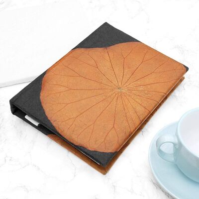 A5 Lotus Notebook - Orange (JUN23-PNK) (TreatRepublic006)
