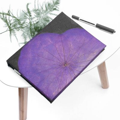A5 Lotus Notebook - Purple Circle (JUN23-RED) (TreatRepublic008)