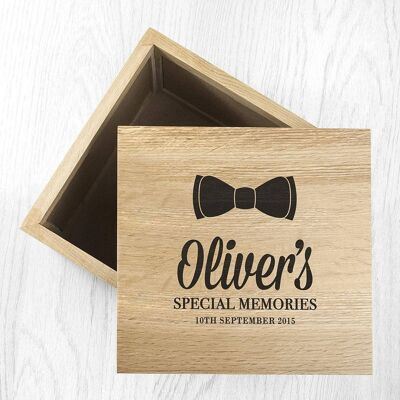 Baby's Special Memories Oak Photo Keepsake Box (PXX250-HIGH) (TreatRepublic100)