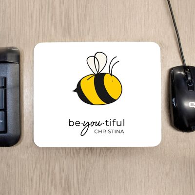 Bee You Mouse Pad (PER3407-GRN) (TreatRepublic109)