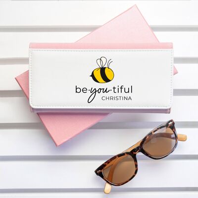 Bee You Pink Wallet (PER3418-WHT) (TreatRepublic112)