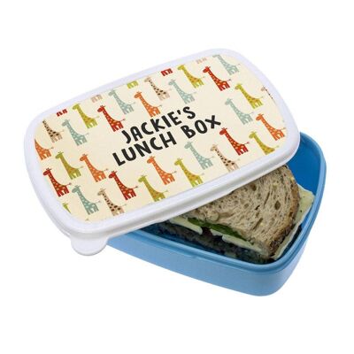 Colourful Giraffe Pattern Lunch Box (PER839-PNK) (TreatRepublic207)