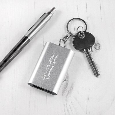 Emergency Personalised Miniature Powerbank Keyring (PER322-001) (TreatRepublic284)