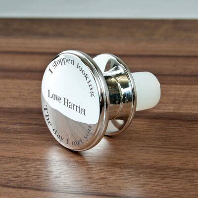 Engraved 'You're the One' Wine Bottle Stopper (PER3367-001) (TreatRepublic285)