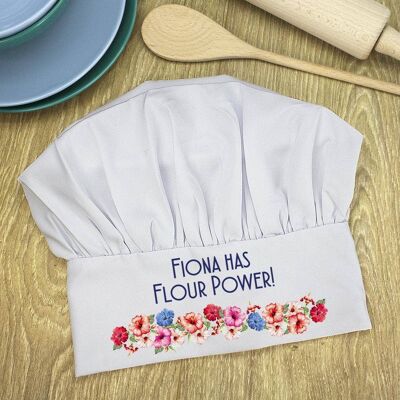 Flour Power Chef Hat (PER2029-001) (TreatRepublic321)