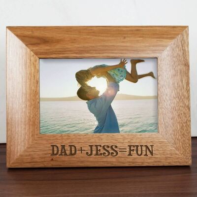 Fun with Dad Engraved Photo Frame (PER845-001) (TreatRepublic329)