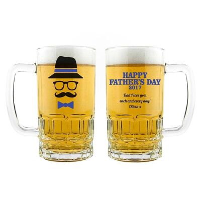 Hipster Dad's Beer Tankard (PER2188-GRE) (TreatRepublic419)