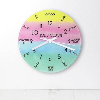 I Can Tell The Time! Personalised Wall Clock (PER2109-LRG) (TreatRepublic445)