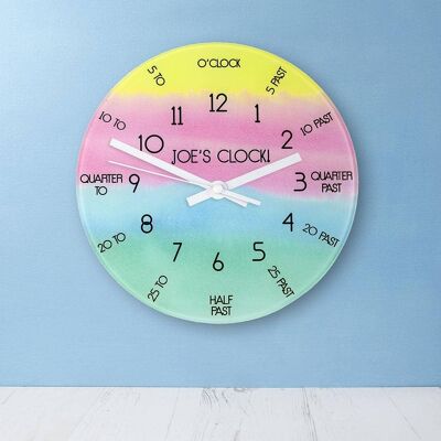 I Can Tell The Time! Personalised Wall Clock (PER2552-001) (TreatRepublic446)