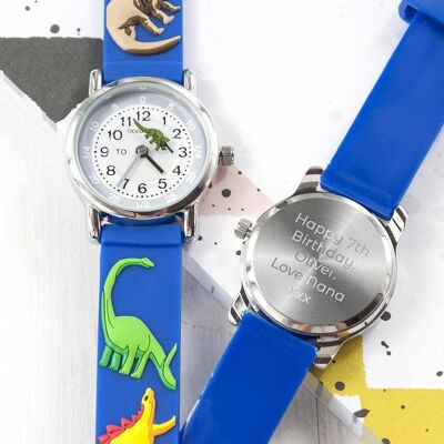 Kids Personalised Dinosaur Watch (PER3743-001) (TreatRepublic492)