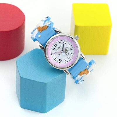 Kids Personalised Rainbow Unicorn Watch (PER3174-001) (TreatRepublic493)