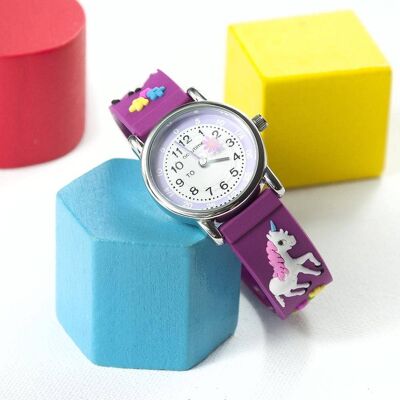 Kids Personalised Unicorn Watch (Kids Personalised Unicorn Watch) (TreatRepublic495)
