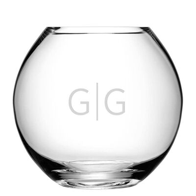 LSA Monogrammed Round Vase (LSA83-001) (TreatRepublic549)