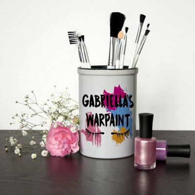 My Warpaint Personalised Make Up Make Up Brush Holder (PER2269) (TreatRepublic753)