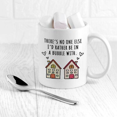 No One Else I'd Rather Be in A Bubble With' Valentine's Mug (PER4159-001) (TreatRepublic760)