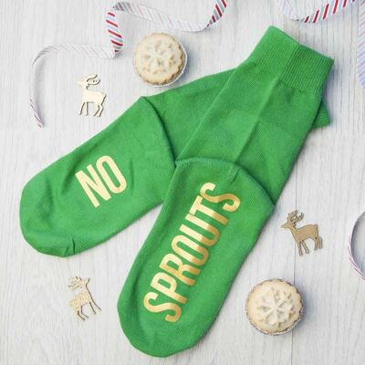 Pers Sprout Green and Canary Yellow Christmas Day Socks (PER2513-LAD) (TreatRepublic873)