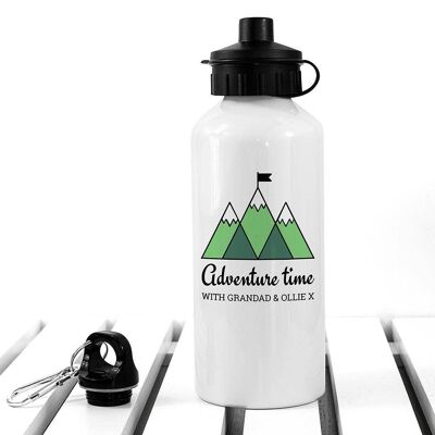 Personalised Adventure Time White Water Bottle (PER3163) (TreatRepublic911)