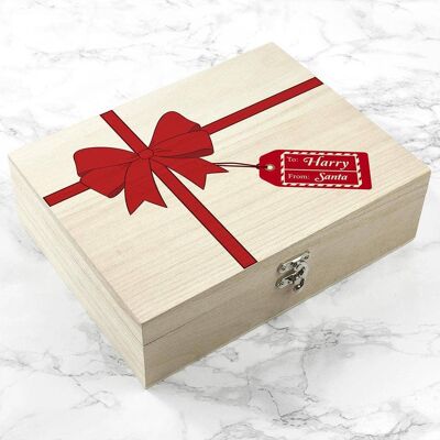 Personalised All Wrapped Up Christmas Eve Box (PER2979-SML) (TreatRepublic920)