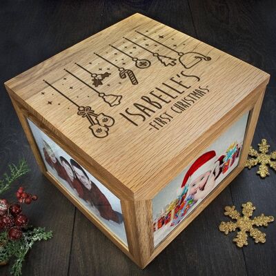 Personalised Baby's First Christmas Memory Box (PER2456-001) (TreatRepublic989)