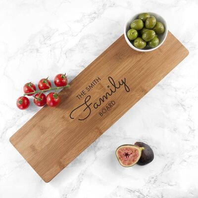 Personalised Bamboo Family Serving Board (PER3596-001) (TreatRepublic992)