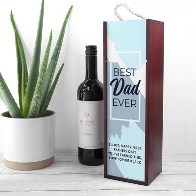 Personalised Best Daddy Wine Box (PER3902-001) (TreatRepublic1024)