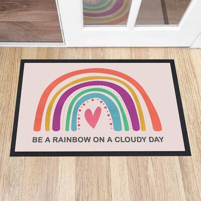 Personalised Bright Rainbow Doormat (PER4352) (TreatRepublic1126)