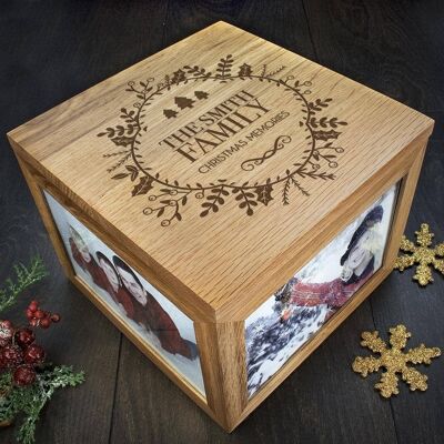 Personalised Christmas Memory Box Traditional Design (PER2454-001) (TreatRepublic1258)