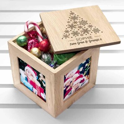 Personalised Christmas Photo Cube (PER2547-001) (TreatRepublic1264)