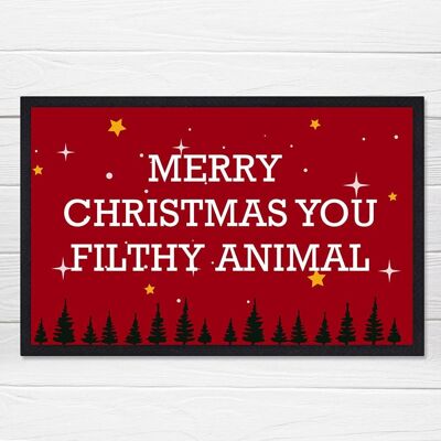 Personalised Christmas Scene Doormat (PER4355) (TreatRepublic1265)