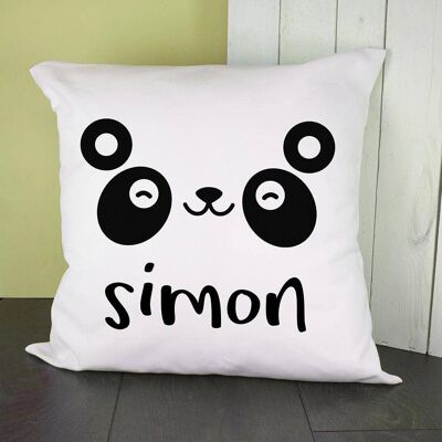 Personalised Cute Panda Eyes Cushion Cover (PER2774-001) (TreatRepublic1410)