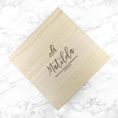 Personalised Elegant Wedding Box (PER3013-LRG) (TreatRepublic1481)