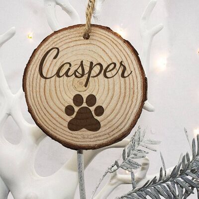 Personalised Engraved Family Cat Christmas Tree Decoration (PER2429-HND) (TreatRepublic1509)
