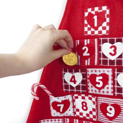 Personalised Festive Hanging Advent Calendar (PER3811-001) (TreatRepublic1562)