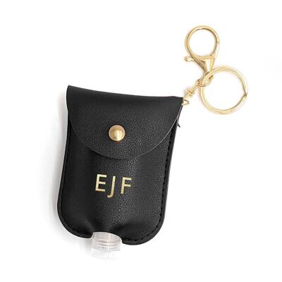 Personalised Hand Sanitiser Holder Keyring (PER4099-LIL) (TreatRepublic1760)