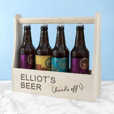 Personalised Hands Off Bottle Caddy (PER4137-001) (TreatRepublic1764)