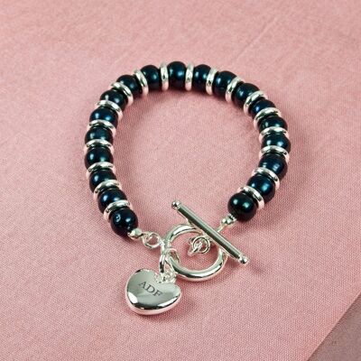 Personalised Harmony Bracelet Rainbow Pearl (PER493-001) (TreatRepublic1792)