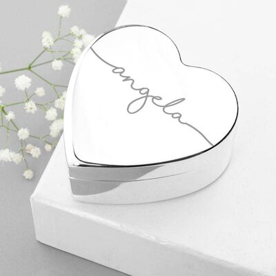 Personalised Heart Jewellery Box (PER3724-001) (TreatRepublic1809)