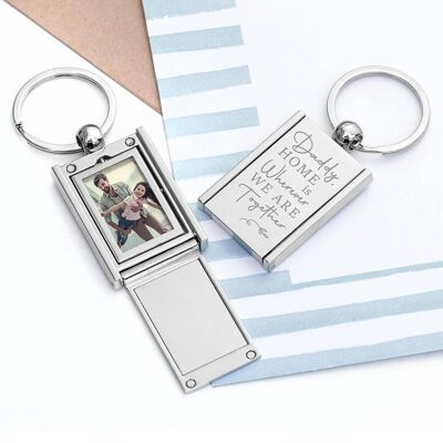 Personalised Home With Mummy Frame Keyring (PER4068-001) (TreatRepublic1849)