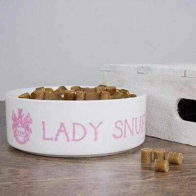 Personalised Lady Cat Bowl (PER214-001) (TreatRepublic2002)