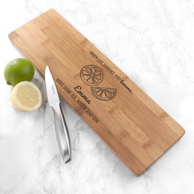 Personalised Life Gives You Lemons Board (PER3588-001) (TreatRepublic2033)