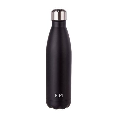 Personalised Matte Insulated Water Bottle (JUN58-BLK) (TreatRepublic2138)