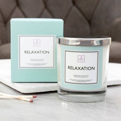 Personalised Message Relaxation Scented Candle (PER4193-001) (TreatRepublic2179)