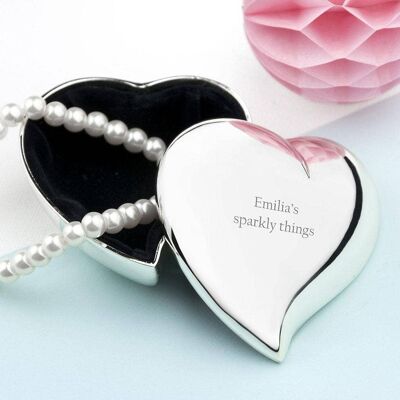 Personalised Miniature Heart Trinket Box (PER3005-001) (TreatRepublic2197)