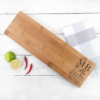 Personalised Mr and Mrs Serving Board (PER3592-001) (TreatRepublic2249)