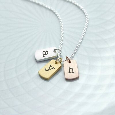 Personalised My Family Mini Tags Necklace (PER3998-001) (TreatRepublic2261)