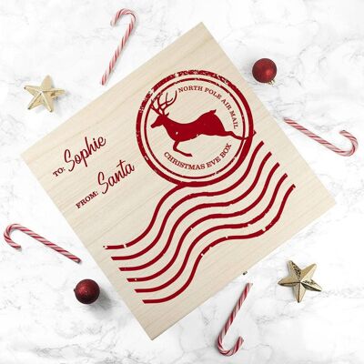 Personalised North Pole Special Delivery Christmas Eve Box (PER2990-SML) (TreatRepublic2305)