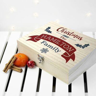 Personalised Our Family's Christmas Eve Box (PER2977-LRG) (TreatRepublic2322)