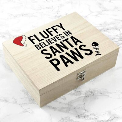 Personalised Pets Santa Paws Christmas Eve Box (PER2984-LRG) (TreatRepublic2351)