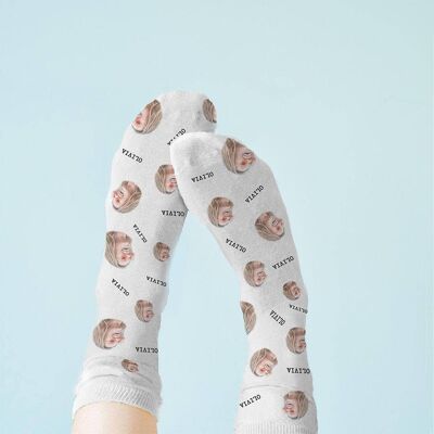 Personalised Photo Socks (PER3803-WOM) (TreatRepublic2370)